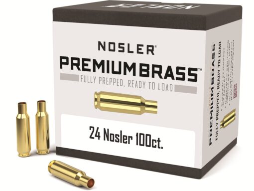 Nosler Custom Brass 24 Nosler Box of 100