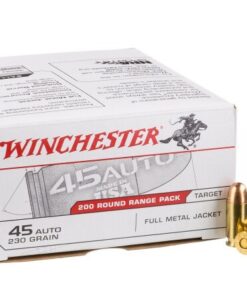 200 Rounds of .45 ACP Ammo by Winchester - 230gr FMJ