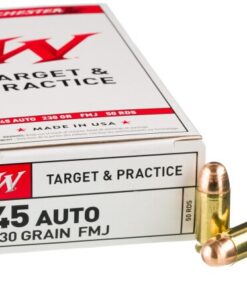50 Rounds of .45 ACP Ammo by Winchester - 230gr FMJ