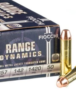 50 Rounds of .357 Mag Ammo by Fiocchi - 142gr FMJTC