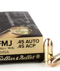 1000 Rounds of .45 ACP Ammo by Sellier & Bellot - 230gr FMJ