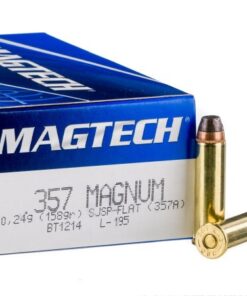 50 Rounds of .357 Mag Ammo by Magtech - 158gr SJSP