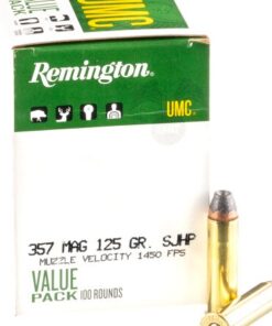 600 Rounds of .357 Mag Ammo by Remington UMC - 125gr JHP