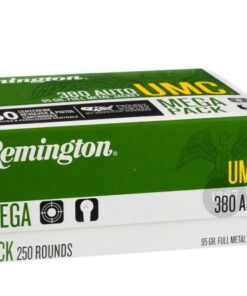 250 Rounds of .380 ACP Ammo by Remington - 95gr MC