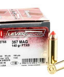 250 Rounds of .357 Mag Ammo by Hornady - 140gr FTX