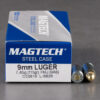 1000 Rounds of 9mm Ammo by Magtech Steel - 115gr FMJ **STEEL CASES**