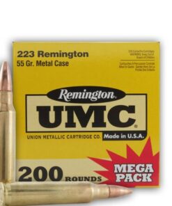 200 Round Mega Pack of .223 Ammo by Remington - 55gr MC