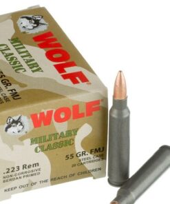 500 Rounds of .223 Ammo by Wolf WPA - 55gr FMJ