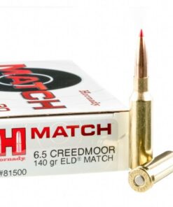 200 Rounds of 6.5 Creedmoor Ammo by Hornady - 140gr ELD Match