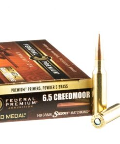 20 Rounds of 6.5 Creedmoor Ammo by Federal Gold Medal - 140gr MatchKing HPBT