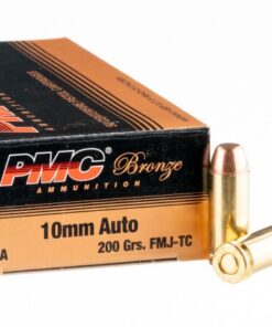 50 Rounds of 10mm Ammo by PMC - 200gr FMJTC