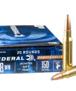 200 Rounds of .308 Win Ammo by Federal Power Shok - 150gr SP