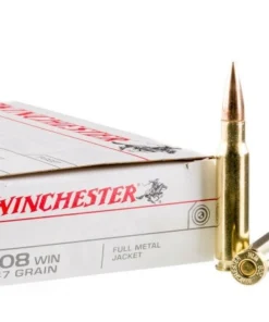 20 Rounds of .308 Win Ammo by Winchester - 147gr FMJ