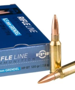 20 Rounds of 6.5mm Grendel Ammo by Prvi Partizan - 120gr HPBT