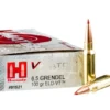 20 Rounds of 6.5 Grendel Ammo by Hornady V-Match - 100gr ELD-VT